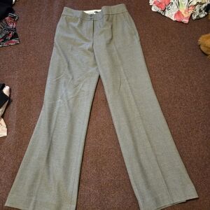 Liz Claiborne Audra Stright Leg Grey Drwss Slack Size 8